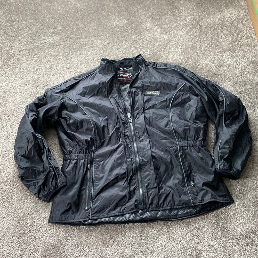 Olympia Moto Sports Black Motorcycle Jacket SIZE 3X